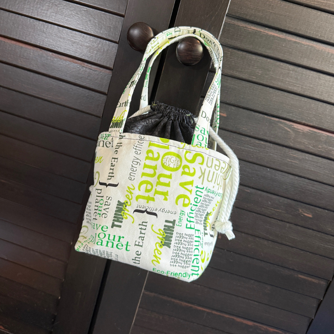 Handmade Yarn Ball Bucket – Portable Project Bag