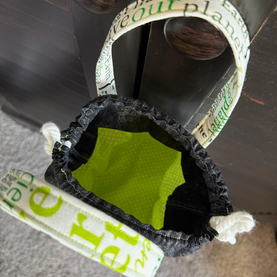 Handmade Yarn Ball Bucket – Portable Project Bag