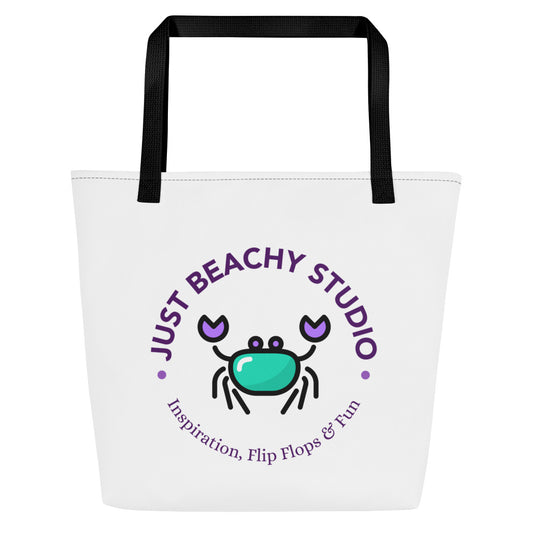 Just Beachy Bag 16" x 20" Tote Bag